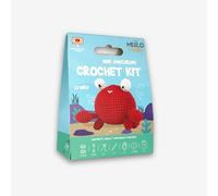 Knitty Critters - Mini Amigurumi - Crabby Crab | DIY Crochet Kit