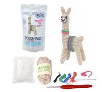 KNITTY CRITTERS - Pouch Pals Crochet Kit - Lawrence The Llama