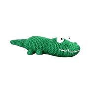 KNITTY CRITTERS - Pouch Pals Crochet Kit - Nibbles The Crocodile| Beginner-Friendly Crochet Craft Kit with Recycled Yarn