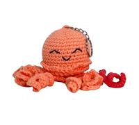 KNITTY CRITTERS - Sealife Keyrings - Jellyfish| Beginner-Friendly Crochet Craft Kit with Recycled Yarn