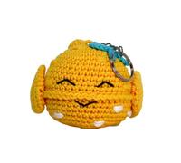 KNITTY CRITTERS - Sealife Keyrings - Puffer Fish| Beginner-Friendly Crochet Craft Kit with Recycled Yarn