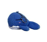 KNITTY CRITTERS - Sealife Keyrings - Whale | Beginner-Friendly Crochet Craft Kit with Recycled Yarn