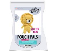 Knitty Critters The Pouch Pals - Leo The Lion, Light Brown