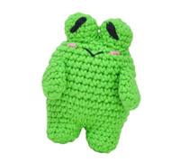 Knitty Critters - Woodland Keychains - Frog | Beginner-Friendly Crochet Craft Kit with Recycled Yarn