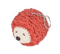 Knitty Critters - Woodland Keychains - Hedgehog | Beginner-Friendly Crochet Craft Kit with Recycled Yarn