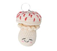 Knitty Critters - Woodland Keychains - Mushroom | Beginner-Friendly Crochet Craft Kit with Recycled Yarn