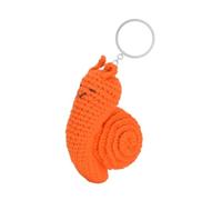 Knitty Critters - Woodland Keychains - Snail | Beginner-Friendly Crochet Craft Kit with Recycled Yarn