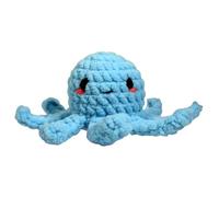 Knitty Critters - Yarnimals - Ozzy The Octopus | Beginner-Friendly Crochet Craft Kits with 100% Recycled Yarn - Amigurumi Crochet