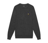 Merino cotton round-neck sweater Lyle & Scott Noir S