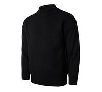 Knitwear Mens Cotton Mock Turtle Neck Jumper Solid Color Turtleneck Thermal Turtleneck Sweater High Roll Neck Knitted Sweater Long Sleeve Pullover Casual Jumpers High Roll Neck Knit Sweater