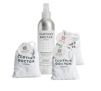Knitwear Mist in Cedarwood & Vanilla with Natural Moth Repellent Scent Bags - Luxurious Wardrobe Protection, Long-Lasting Freshness, and Eco-Conscious Fabric Care, Made in Britain
