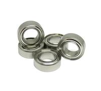 KNIUWMBMH 10 Pieces ABEC7 5x11x4 SMR115ZZ CE Hybrid Ceramic Bearing SMR115 SMR115C ZZ Fishing Reel Bearing 5 * 11 * 4 RC Bearing(SMR74C-ZZ 4x7x2.5mm)