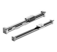 KNIUWMBMH 1PCS Rodless Cylinder DGC-K/DGC-12/18/25/2/40-100-200-300-G-GF-PPV-A DGC-12-100-G-P-A DGC-18-100-GF-PPV-A DGC-25-400-GF-PPV-A(Dgc-12-500-g-p-a)