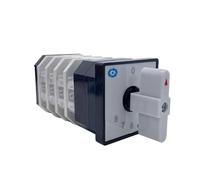 KNIUWMBMH Changeover Switch LW12-16/4 Rotary Universal cam Switch 16A 4 Pole 8 Position Interrupter Electrical with Screw terminals