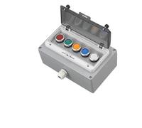 KNIUWMBMH Metal Button Switch Control Box Emergency Stop Waterproof cast Aluminum Alloy Start Industrial Two-Three Switch Emergency Stop(5)