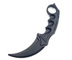Knivesmatter csgo Rubber Knife Trainer for Martial Arts, Practice, and Cosplay, Designed (Blackout)