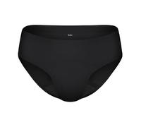 KNIX Super Leakproof No-Show Bikini Period Underwear - Heavy Flow, Reusable Absorbent Menstrual & Incontinence Panties, Black, XS