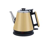 Knjlwa Fast Boil Stainless Steel Electric Kettle, Double Wall Cool Touch, Automatic Safety Shut-Off E1214-01, 1200W, 1.2L