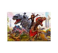 KNKncnv Ark Survival Evolved Art Poster Decorative Painting Canvas Wall Art Living Room Poster Bedroom Painting Wall Art Picture Print Modern Family Room Decor 12 x 18 Inches (30 x 45 cm)