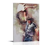 KNKncnv Bruce Springsteen Fanart Poster Decorative Painting Canvas Wall Art Living Room Poster Bedroom Painting Wall Art Picture Print Modern Family Room Decor 12 x 18 Inches (30 x 45 cm)
