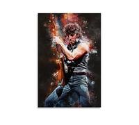 KNKncnv Bruce Springsteen Poster Decorative Painting Canvas Wall Art Living Room Poster Bedroom Painting Wall Art Picture Print Modern Family Room Decor 12 x 18 Inches (30 x 45 cm)