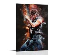 KNKncnv Bruce Springsteen Poster Decorative Painting Canvas Wall Art Living Room Poster Bedroom Painting Wall Art Picture Print Modern Family Room Decor 12 x 18 Inches (30 x 45 cm)