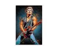 KNKncnv Bruce Springsteen Rock Singer Poster Decorative Painting Canvas Wall Art Living Room Poster Bedroom Painting Wall Art Picture Print Modern Family Room Decor 12 x 18 Inches (30 x 45 cm)