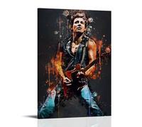 KNKncnv Bruce-springsteen-singer Poster Decorative Painting Canvas Wall Art Living Room Poster Bedroom Painting, Wall Art Picture Print Modern Family Room Decor 12 x 18 Inches (30 x 45 cm)