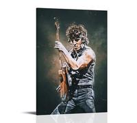 KNKncnv Bruce Springsteen Singer Poster Decorative Painting Canvas Wall Art Living Room Poster Bedroom Painting Wall Art Picture Print Modern Family Room Decor 12 x 18 Inches (30 x 45 cm)