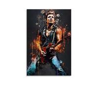 KNKncnv Bruce-springsteen-singer Poster Decorative Painting Canvas Wall Art Living Room Poster Bedroom Painting, Wall Art Picture Print Modern Family Room Decor 12 x 18 Inches (30 x 45 cm)