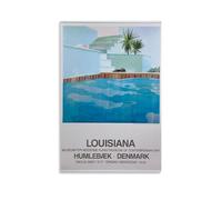 KNKncnv David Hockney Louisiana Poster Decorative Painting Canvas Wall Art Living Room Poster Bedroom Painting Wall Art Picture Print Modern Family Room Decor 16 x 24 Inches (40 x 60 cm)