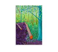 KNKncnv David Hockney Tree Art Poster Decorative Painting Canvas Wall Art Living Room Poster Bedroom Painting Wall Art Picture Print Modern Family Room Decor 20 x 30 Inches (50 x 75 cm)