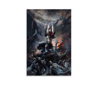 KNKncnv Death Dealer II Poster Decorative Painting Canvas Wall Art Living Room Poster Bedroom Painting Wall Art Picture Print Modern Family Room Decor 16 x 24 Inches (40 x 60 cm)