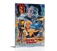 KNKncnv Death Proof Vintage Movie Poster Decorative Painting Canvas Wall Art Living Room Poster Bedroom Painting Wall Art Picture Print Modern Family Room Decor 08 x 12 Inches (20 x 30 cm)