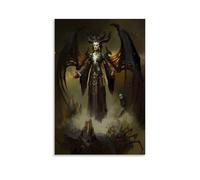 KNKncnv Diablo Lilith Poster Decorative Painting Canvas Wall Art Living Room Poster Bedroom Painting Wall Art Picture Print Modern Family Room Decor 20 x 30 Inches (50 x 75 cm)