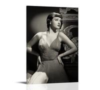 KNKncnv Dorothy Lamour Art Poster Decorative Painting Canvas Wall Art Living Room Poster Bedroom Painting Wall Art Picture Print Modern Family Room Decor 16 x 24 Inches (40 x 60 cm)
