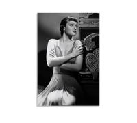 KNKncnv Dorothy Lamour Star Poster Decorative Painting Canvas Wall Art Living Room Poster Bedroom Painting Wall Art Picture Print Modern Family Room Decor 16 x 24 Inches (40 x 60 cm)