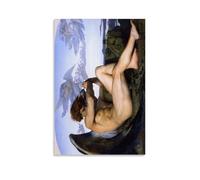 KNKncnv Fallen Angel Alexandre Cabanel Poster Decorative Painting Canvas Wall Art Living Room Poster Bedroom Painting Wall Art Picture Print Modern Family Room Decor 16 x 24 Inches (40 x 60 cm)