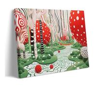 KNKncnv Fantasy-garden Yayoi-kusama Art Poster Decorative Painting Canvas Wall Art Living Room Poster Bedroom Painting Wall Art Picture Print Modern Family Room Decor 20 x 30 Inches (50 x 75 cm)