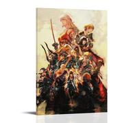 KNKncnv Final Fantasy Poster Decorative Painting Canvas Wall Art Living Room Poster Bedroom Painting Wall Art Picture Print Modern Family Room Decor 08 x 12 Inches (20 x 30 cm)