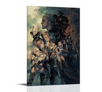 KNKncnv FINAL FANTASY XII Poster Decorative Painting Canvas Wall Art Living Room Poster Bedroom Painting Wall Art Picture Print Modern Family Room Decor 08 x 12 Inches (20 x 30 cm)