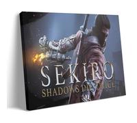 KNKncnv Gamer Sekiro Shadows Die Twice Poster Decorative Painting Canvas Wall Art Living Room Poster Bedroom Painting Wall Art Picture Print Modern Family Room Decor 20 x 30 Inches (50 x 75 cm)