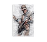 KNKncnv Guitarist Carlos Santana Poster Decorative Painting Canvas Wall Art Living Room Poster Bedroom Painting Wall Art Picture Print Modern Family Room Decor 24 x 36 inches (60 x 90 cm)
