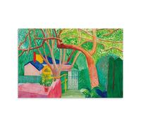 KNKncnv Hockney-David House And Tree Poster Decorative Painting Canvas Wall Art Living Room Poster Bedroom Painting Wall Art Picture Print Modern Family Room Decor 20 x 30 Inches (50 x 75 cm)