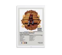 KNKncnv Kanye Poster West The College Dropout Poster Decorative Painting Canvas Wall Art Living Room Poster Bedroom Painting Wall Art Picture Print Modern Family Room Decor 12 x 18 Inches (30 x 45 cm)