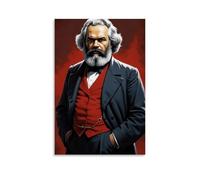 KNKncnv Karl Marx Art Poster Decorative Painting Canvas Wall Art Living Room Poster Bedroom Painting Wall Art Picture Print Modern Family Room Decor 12 x 18 Inches (30 x 45 cm)