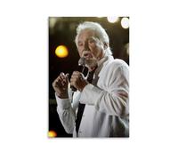KNKncnv Kenny Rogers Singer Art Poster Decorative Painting Canvas Wall Art Living Room Poster Bedroom Painting Wall Art Picture Print Modern Family Room Decor 08 x 12 inches (20 x 30 cm)