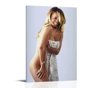 KNKncnv Mariah Carey Poster Decorative Painting Canvas Wall Art Living Room Poster Bedroom Painting Wall Art Picture Print Modern Family Room Decor 24 x 36 Inches (60 x 90 cm)
