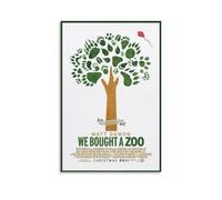 KNKncnv My Family Bought A Zoo Movie Poster Decorative Painting Canvas Wall Art Living Room Poster Bedroom Painting Wall Art Picture Print Modern Family Room Decor 08 x 12 Inches (20 x 30 cm)