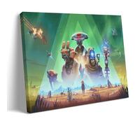 KNKncnv No Man's Sky Poster Decorative Painting Canvas Wall Art Living Room Poster Bedroom Painting Wall Art Picture Print Modern Family Room Decor 08 x 12 inches (20 x 30 cm)